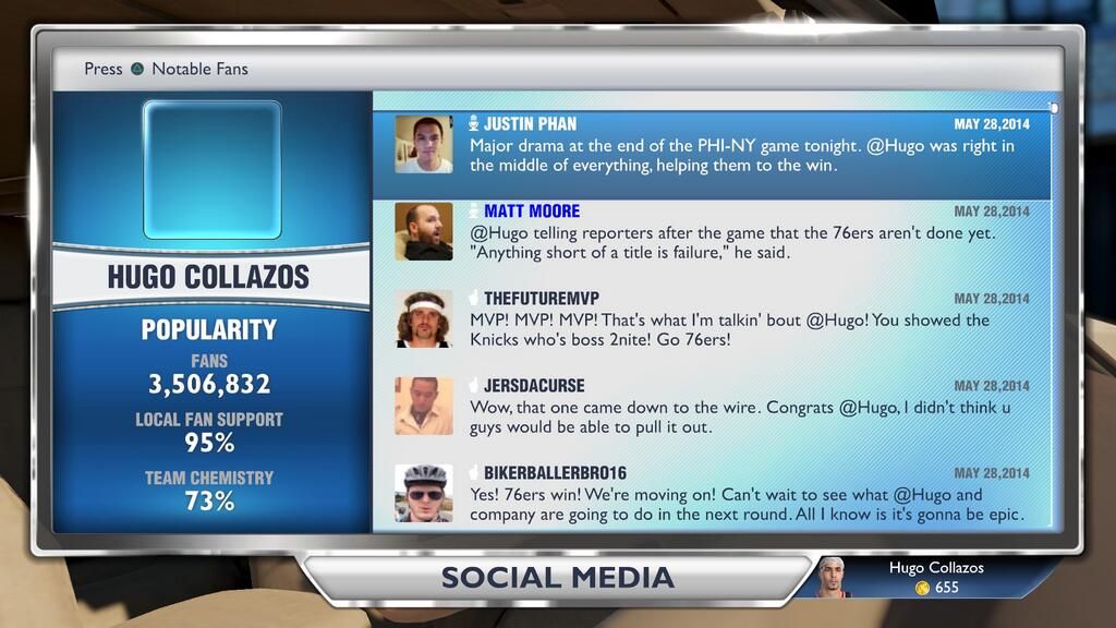 NBA 2K14 screenshot 2 for Playstation 4
